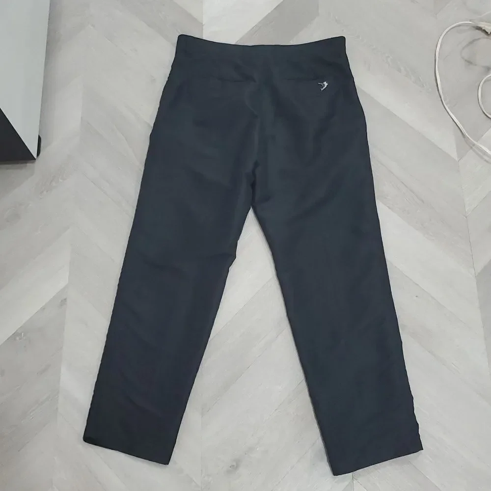 Reel Legends Mens Black Outdoors Performance Pants Polyester, Size 34
